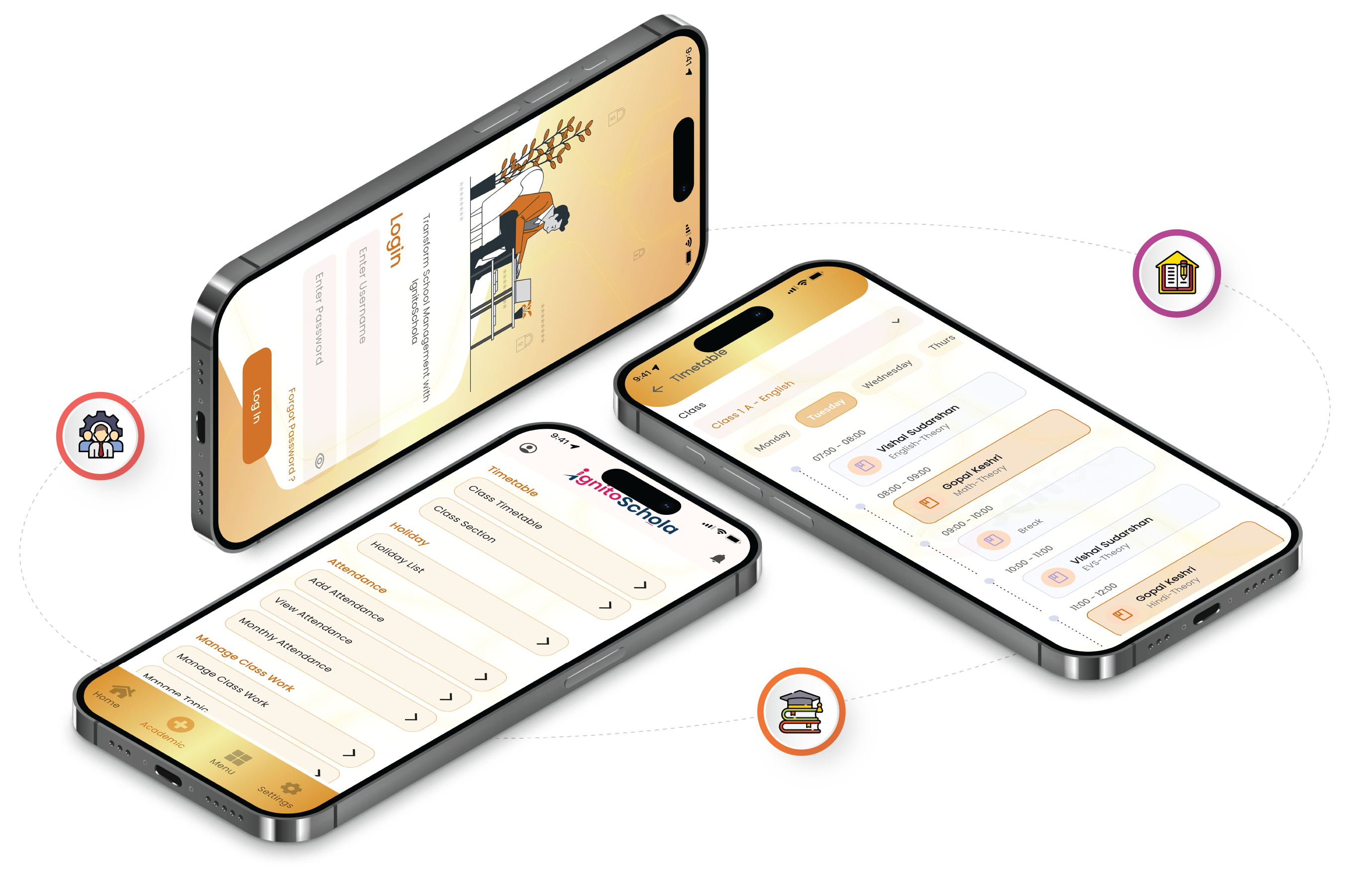 IgnitoSchola mobile app smart add-ons